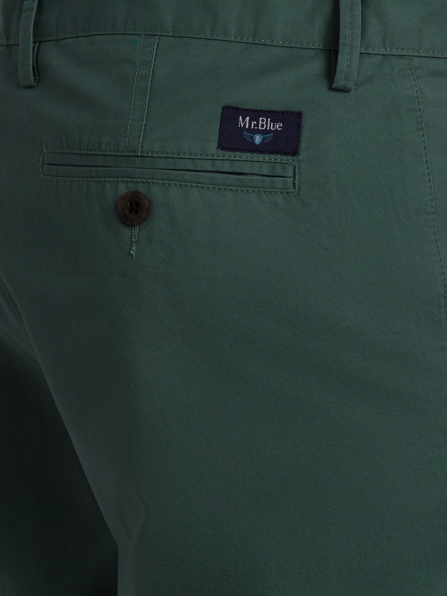 Calções Slim Fit Verdes Mr. Blue