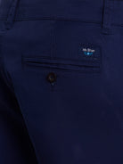 Calça Algodão Azuis Regular Fit Mr. Blue