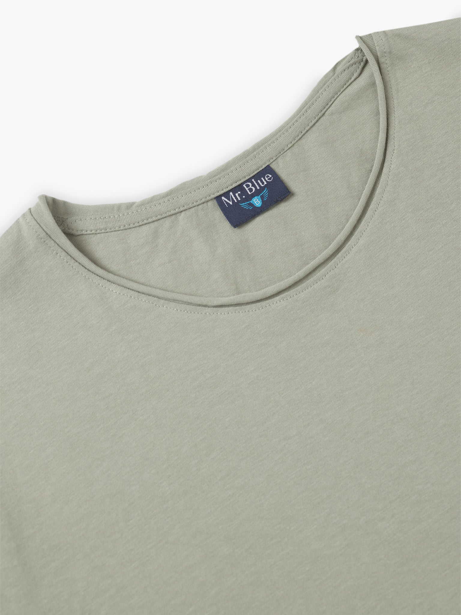 GREEN T-SHIRT SHORT SLEEVE REGULAR FIT MR. BLUE