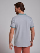 Polo Verde Manga Curta Regular Fit Mr. Blue