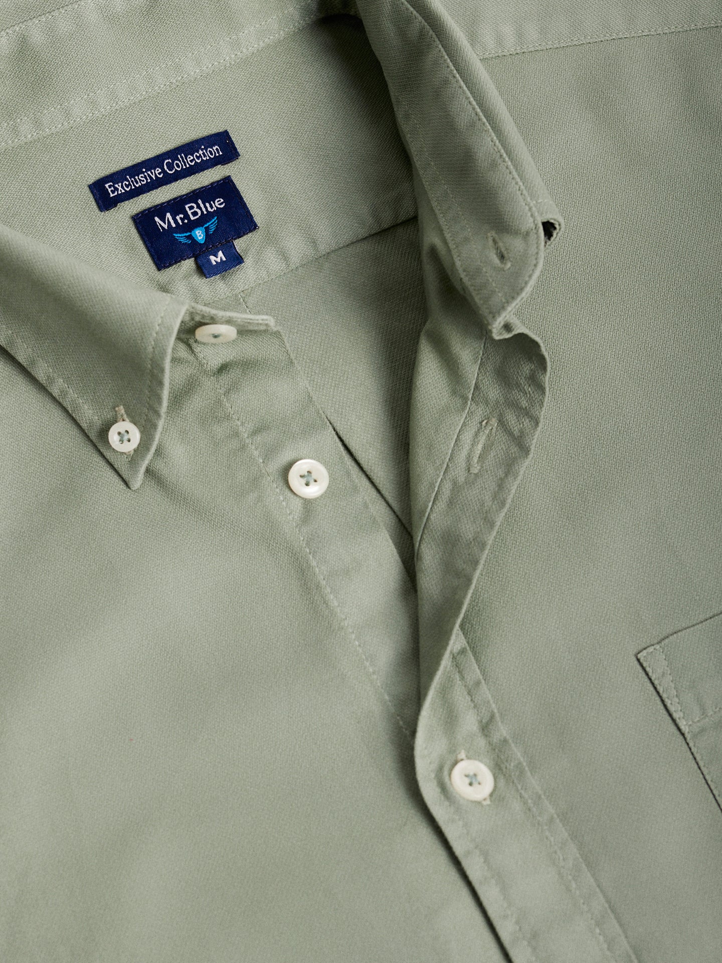 CAMISA VERDE REGULAR FIT MR. BLUE