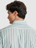 LONG SLEEVE GREEN SHIRT REGULAR FIT MR. BLUE