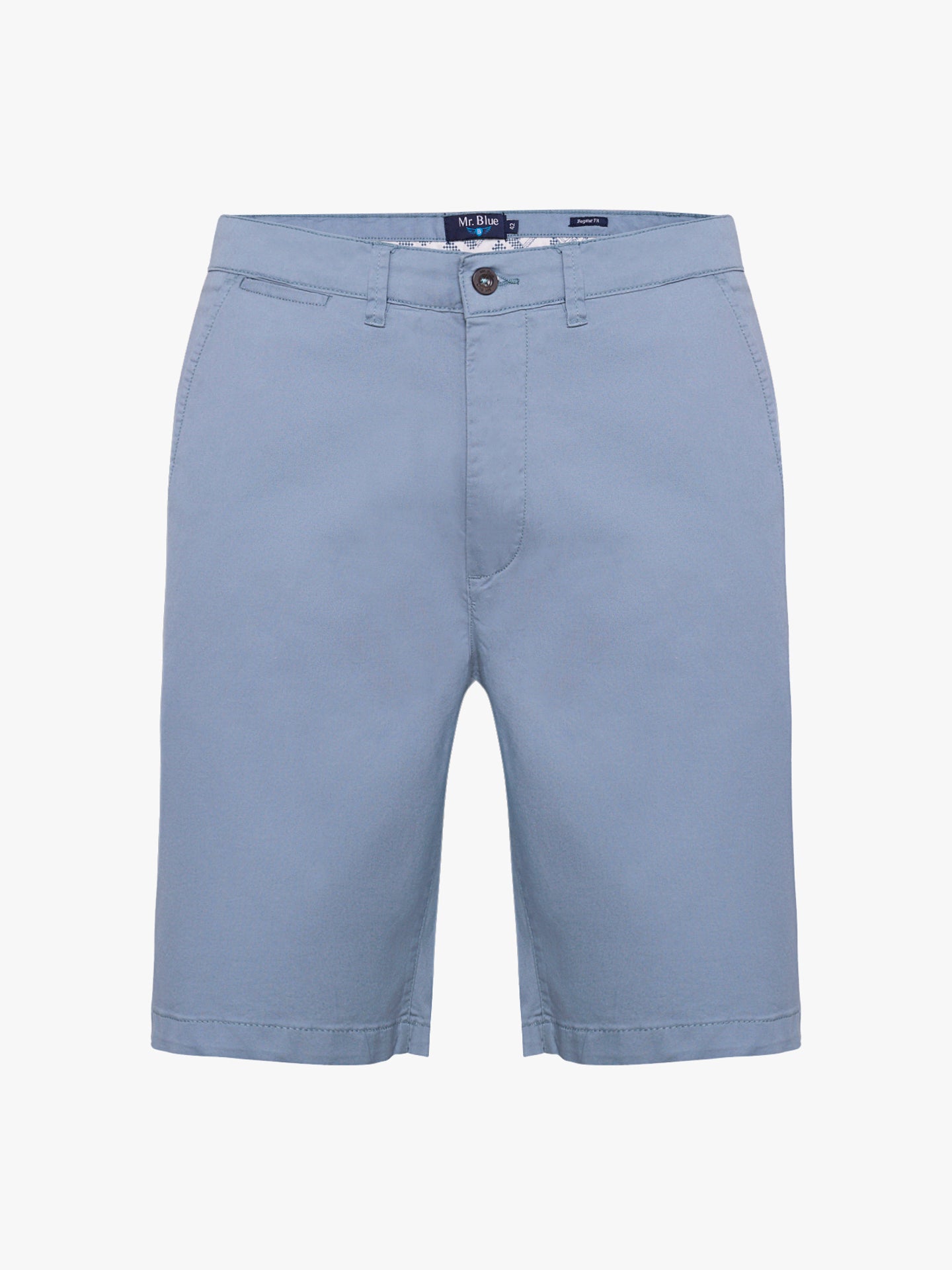 BERMUDA ALGODÃO AZUIS REGULAR FIT MR. BLUE