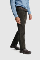 CALÇAS ALGODÃO REGULAR FIT VERDES LISAS MR. BLUE