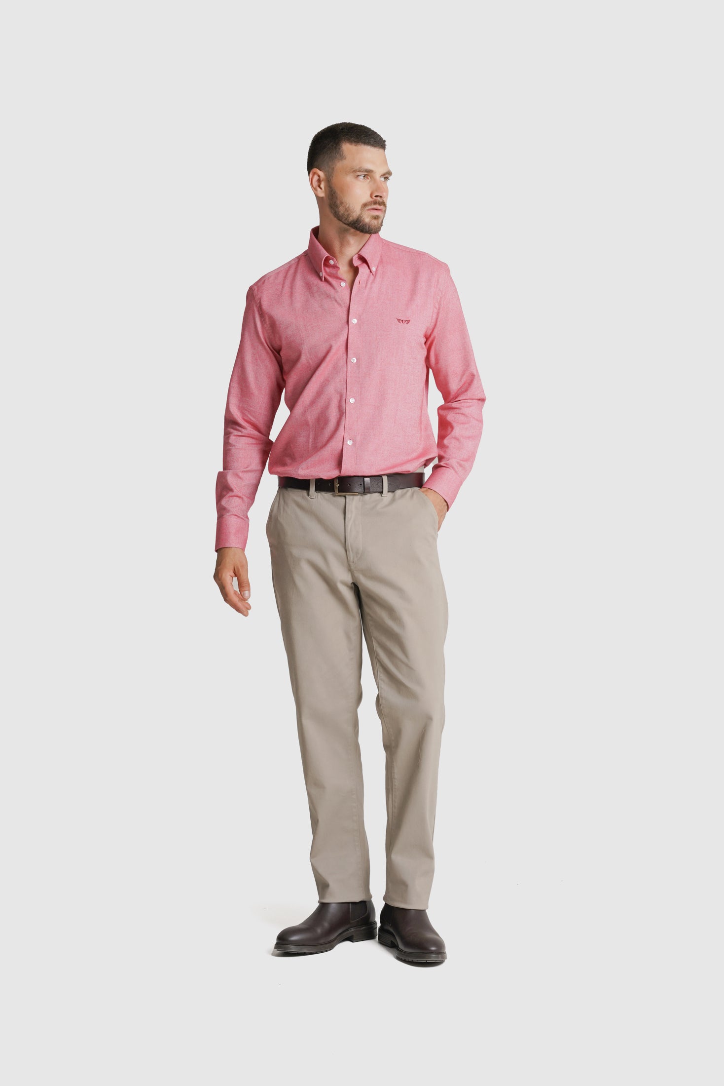 CAMISA FLANELA REGULAR FIT BORDEAUX LISA MR. BLUE
