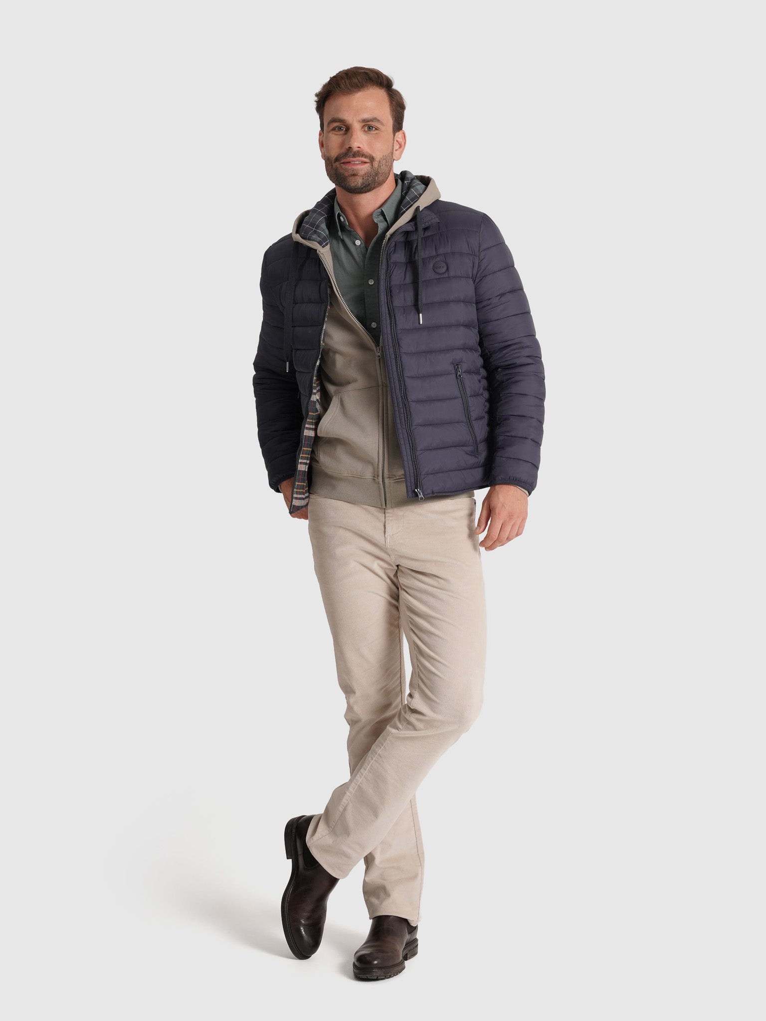 Blusão Azul Regular Fit Mr. Blue