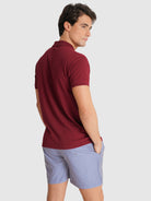 POLO PIQUET VERMELHO MANGA CURTA REGULAR FIT MR. BLUE