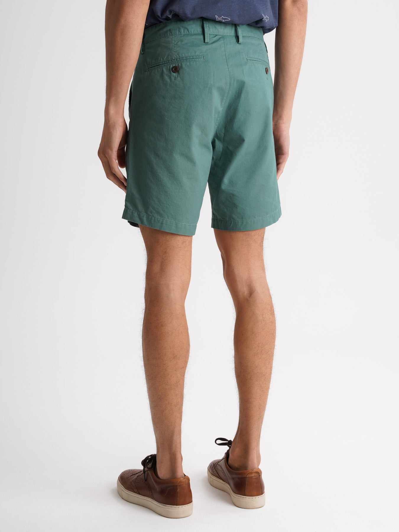 Calções Slim Fit Verdes Mr. Blue