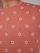 T-SHIRT ALGODÃO ROSA MANGA CURTA REGULAR FIT MR. BLUE