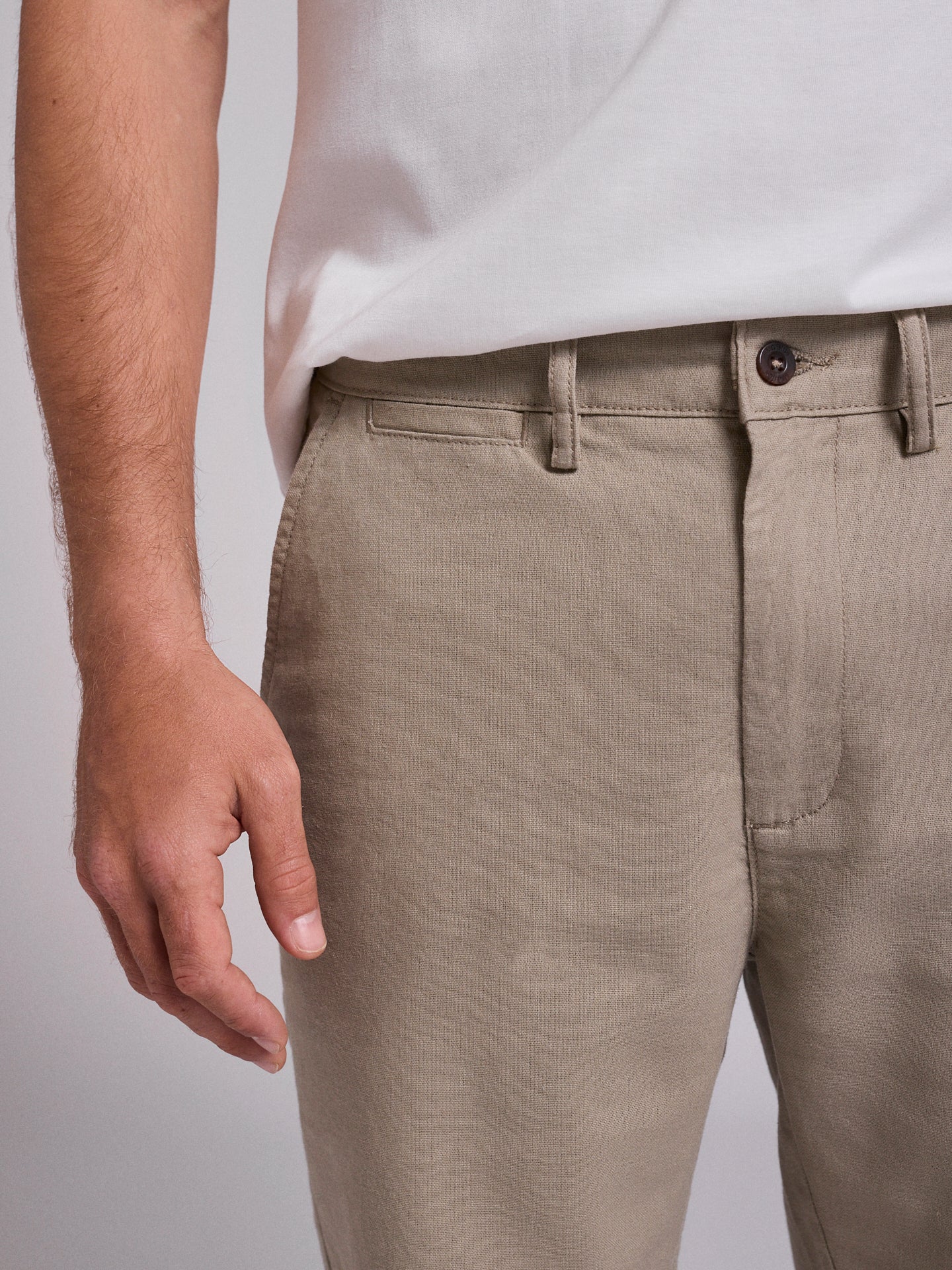 Bermuda Linho Verdes Regular Fit Mr. Blue