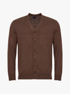 Pullover Caxemira Castanho Com Cotoveleira Regular Fit Mr. Blue