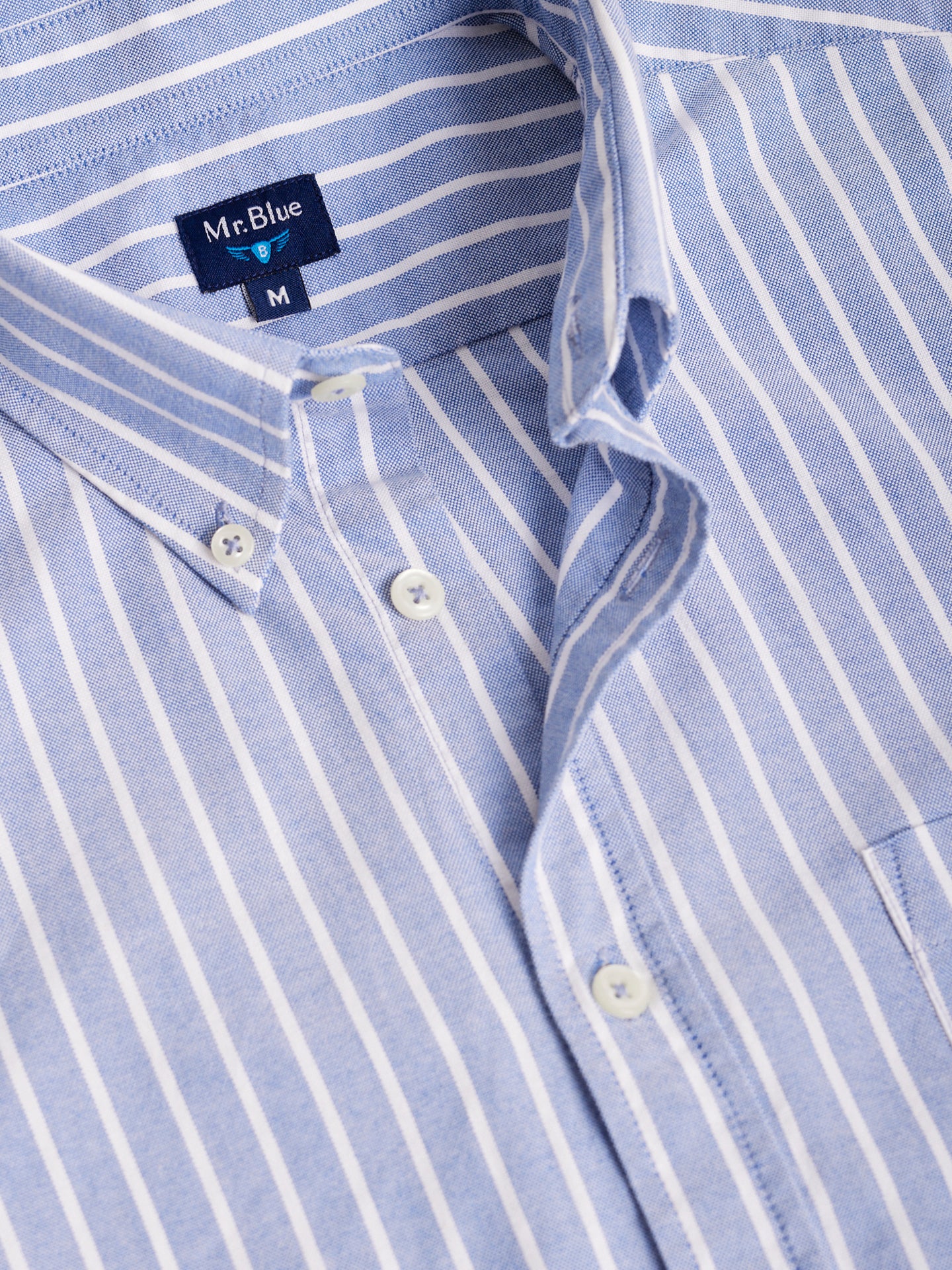 CAMISA AZUL REGULAR FIT MR. BLUE