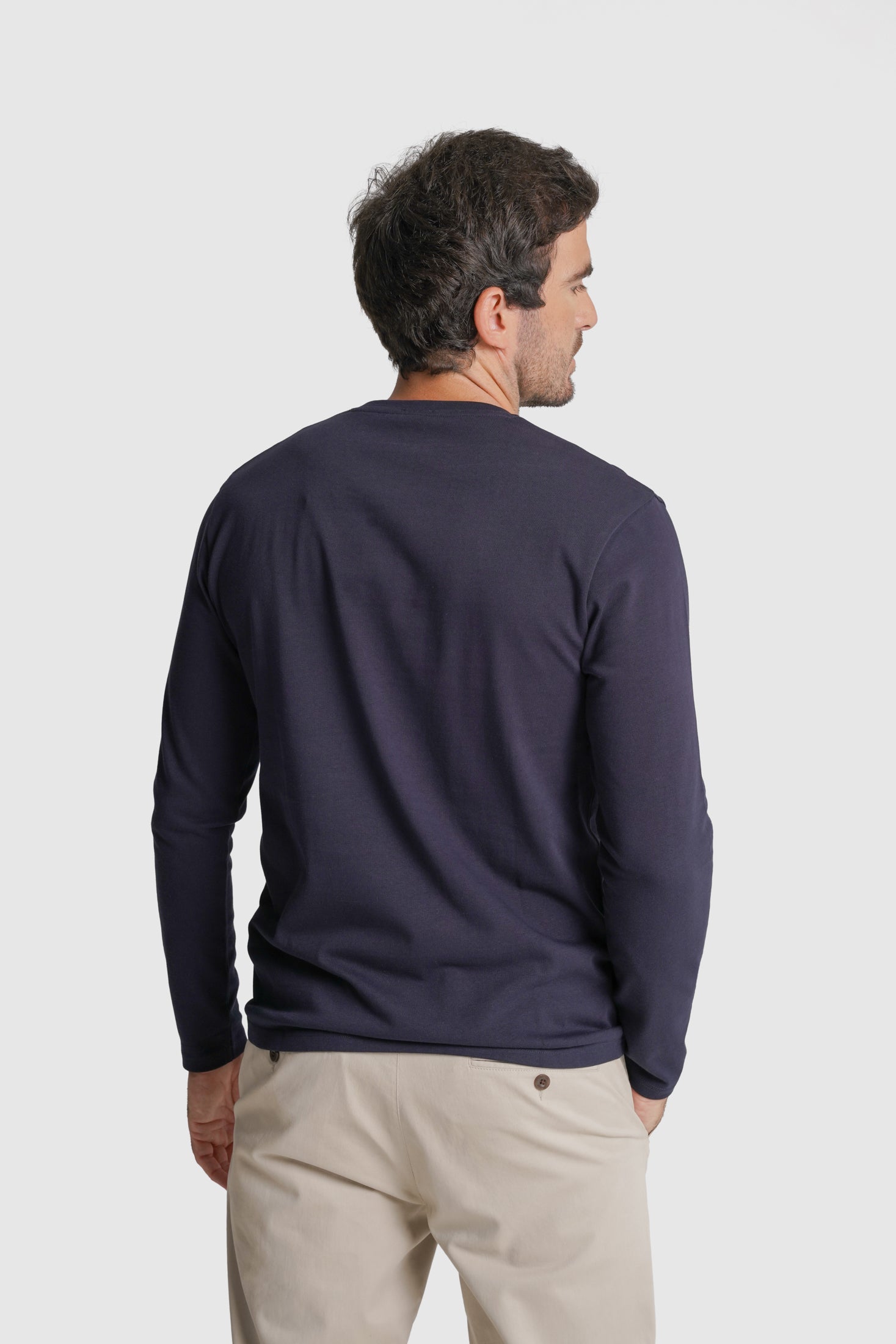 T-SHIRT ALGODÃO AZUL LISA MR. BLUE