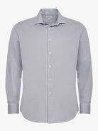 CAMISA AZUL MANGA COMPRIDA REGULAR FIT MARK BELLUCCI