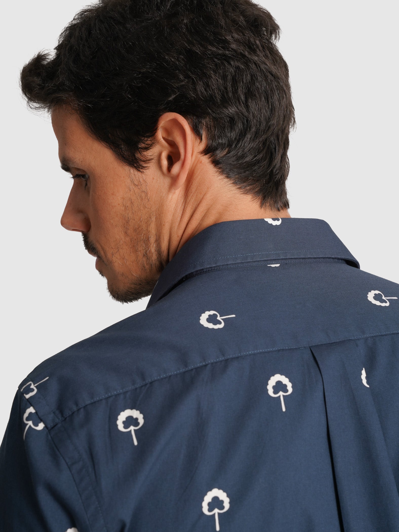 CAMISA AZUL MANGA CURTA REGULAR FIT MR. BLUE