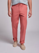 CALÇAS ALGODÃO ROSAS REGULAR FIT MR. BLUE