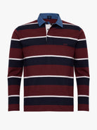 RUGBIE ALGODÃO VERMELHO MANGA COMPRIDA REGULAR FIT MR. BLUE