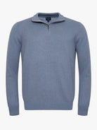 PULLOVER FINO AZUL MANGA COMPRIDA REGULAR FIT MR. BLUE