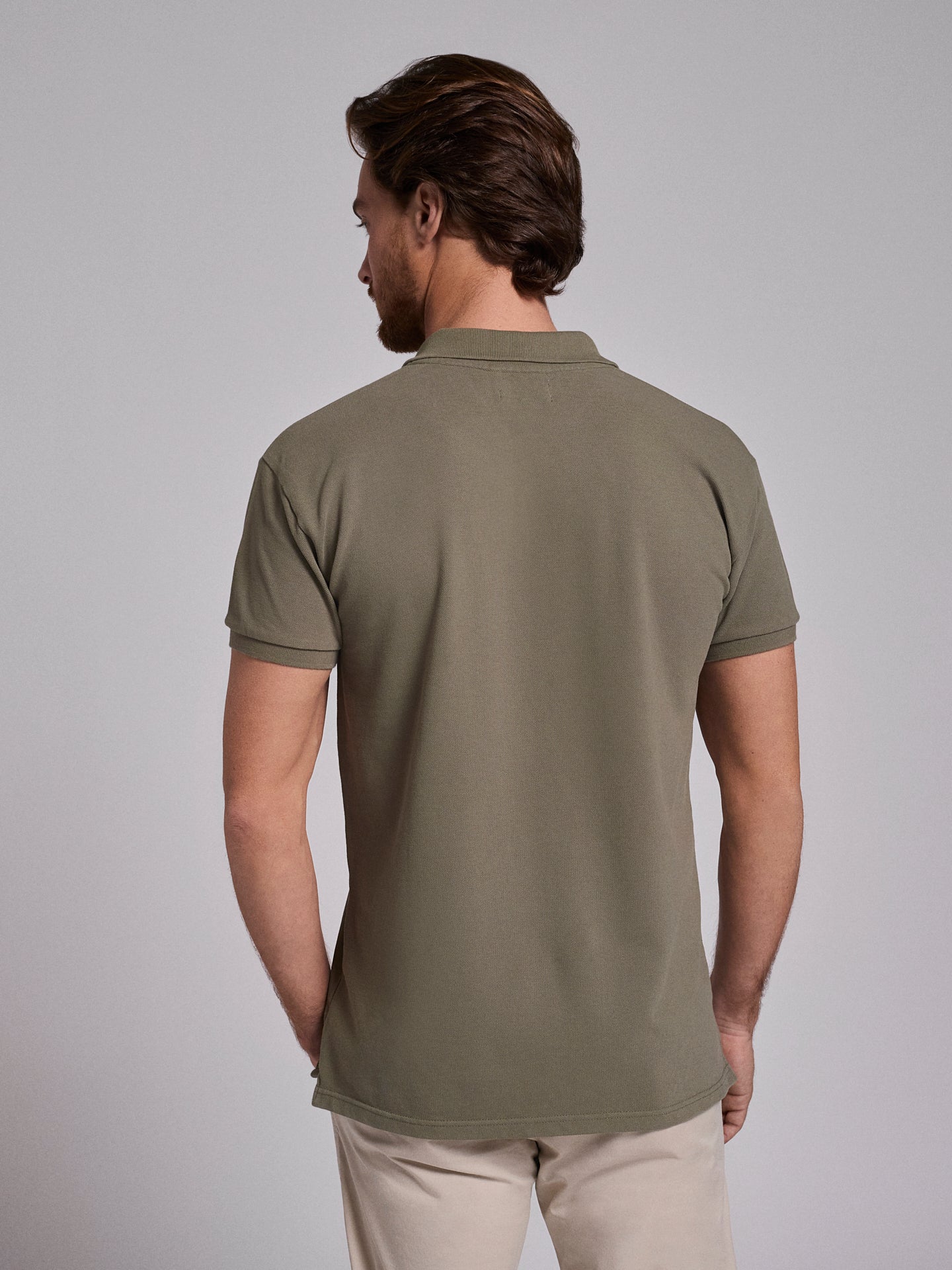 Polo Algodão Verde Manga Curta Regular Fit Mr. Blue