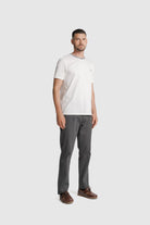 T-SHIRT ALGODÃO REGULAR FIT CRU LISA MR. BLUE
