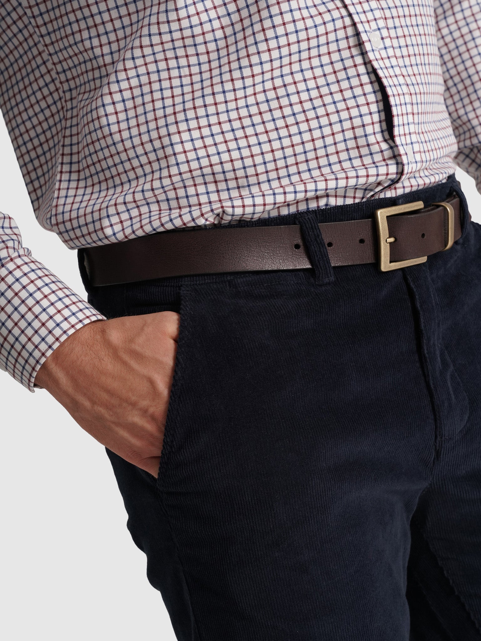 Calça Algodão Azuis Classic Fit Mr. Blue