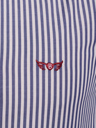 Camisa Algodão Azul Manga Comprida Regular Fit Mr. Blue