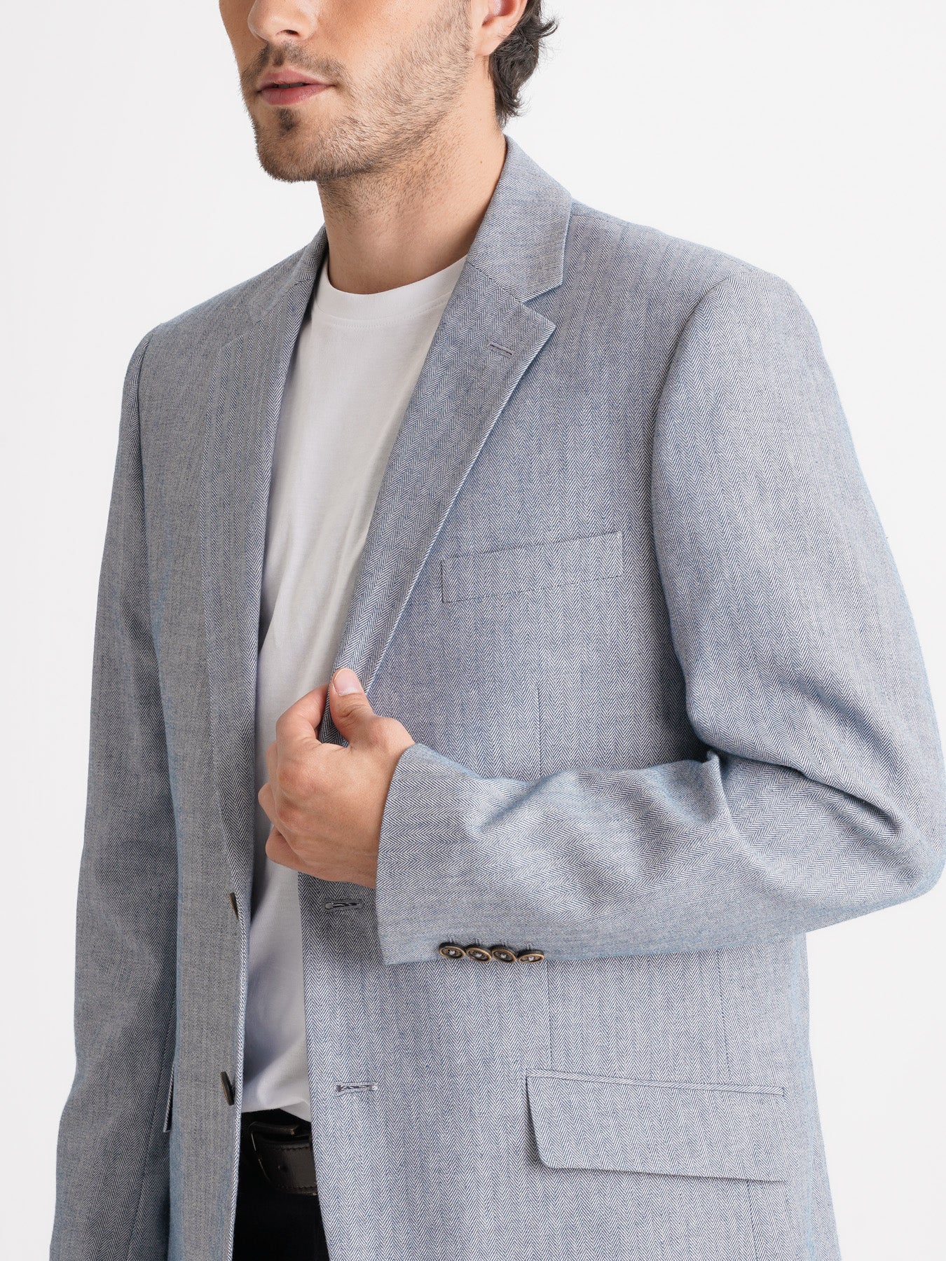 BLAZER AZUL MANGA COMPRIDA REGULAR FIT MR. BLUE