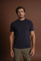 T-SHIRT ALGODÃO AZUL LISA MR. BLUE