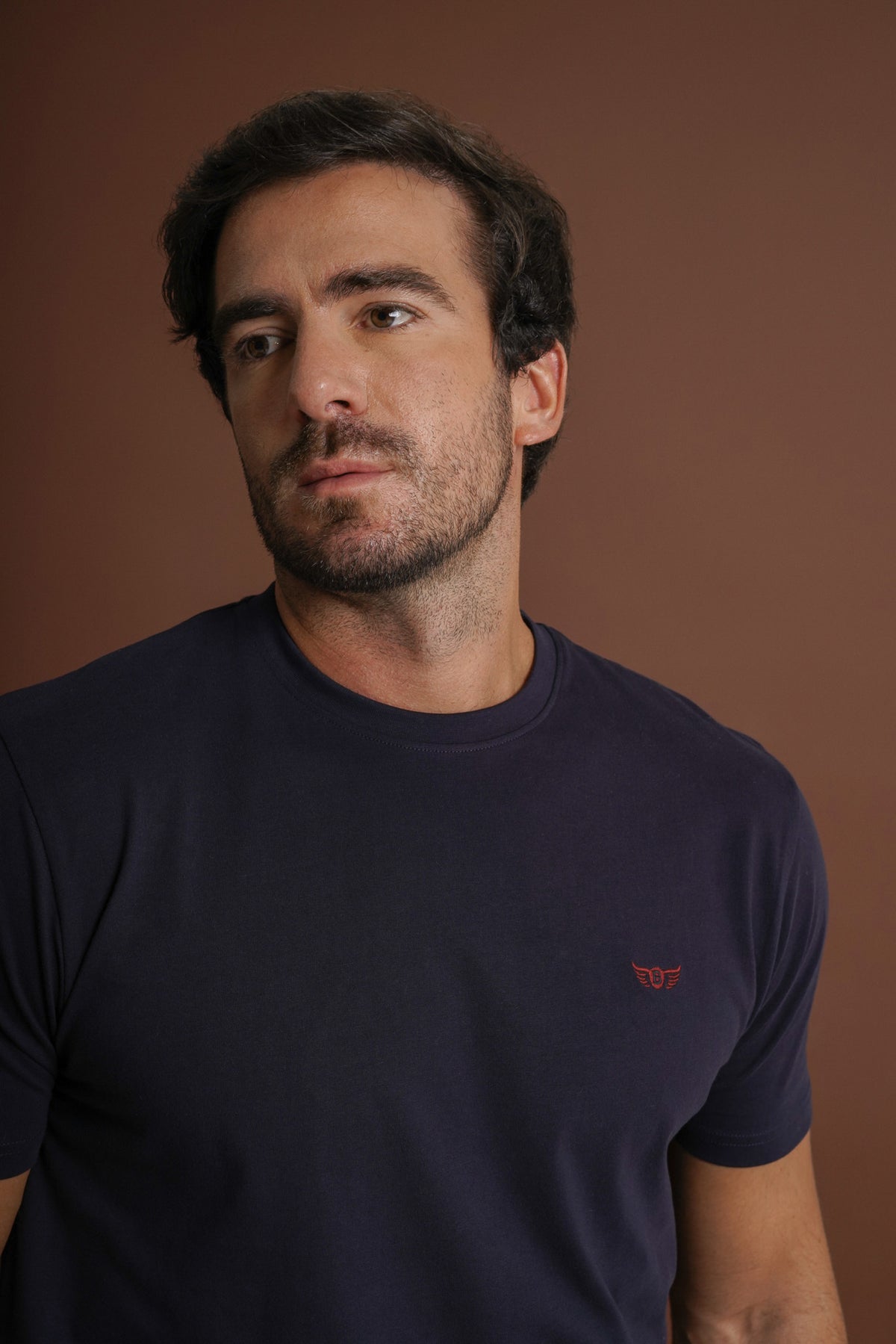T-SHIRT ALGODÃO AZUL LISA MR. BLUE