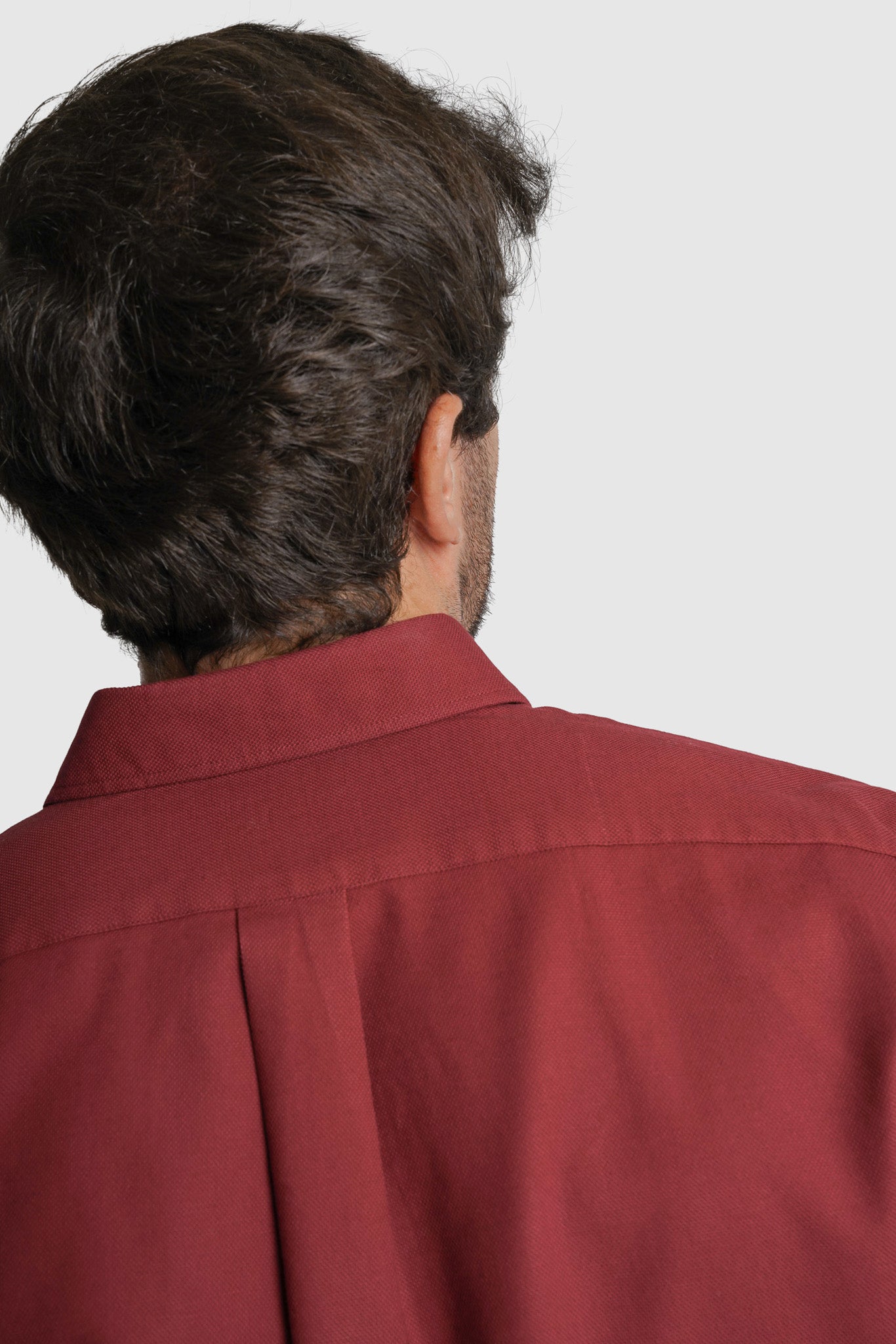 CAMISA ESTRUTURADA REGULAR FIT BORDEAUX LISA MR. BLUE