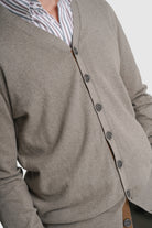 CARDIGAN LÃ REGULAR FIT VERDE LISO MR. BLUE
