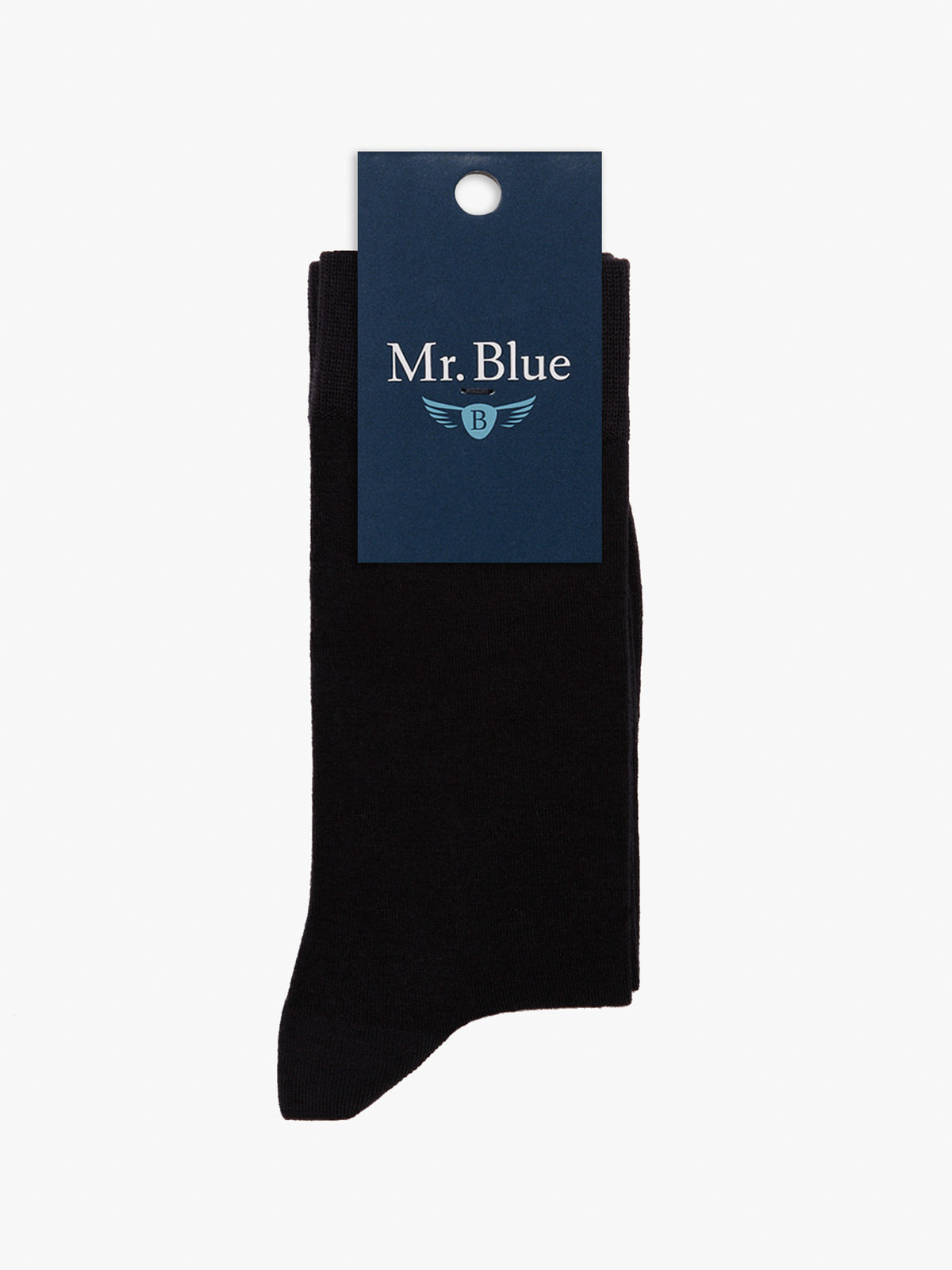 MEIAS BAMBOO CINZENTAS LISAS MR. BLUE