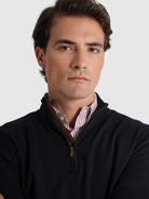 PULLOVER CAXEMIRA REGULAR FIT AZUL LISO MR. BLUE