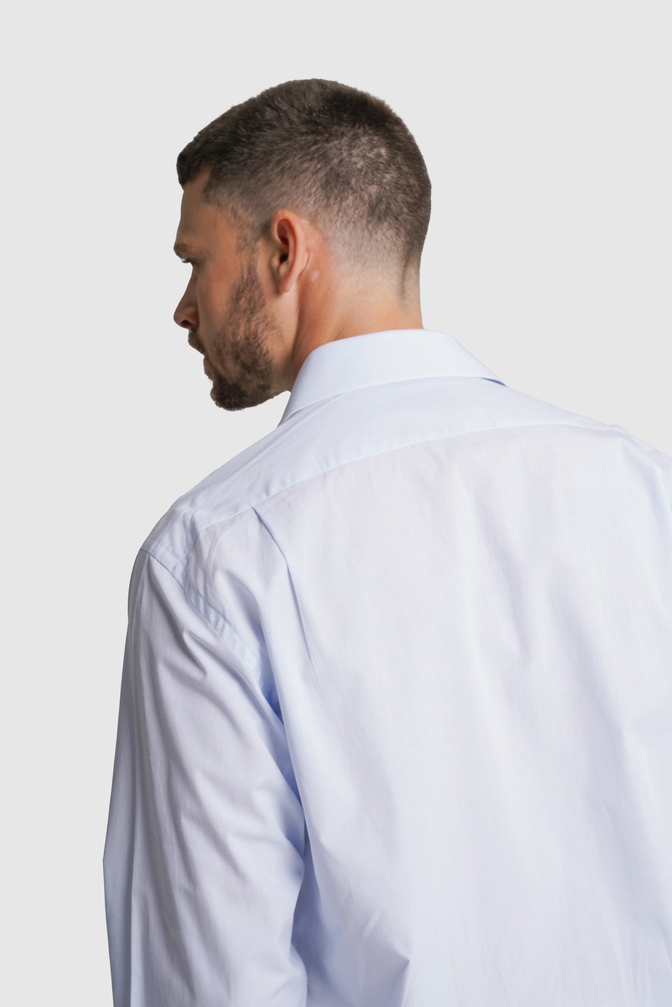 CAMISA POPELINE CLASSIC FIT AZUL ÀS RISCAS MR. BLUE