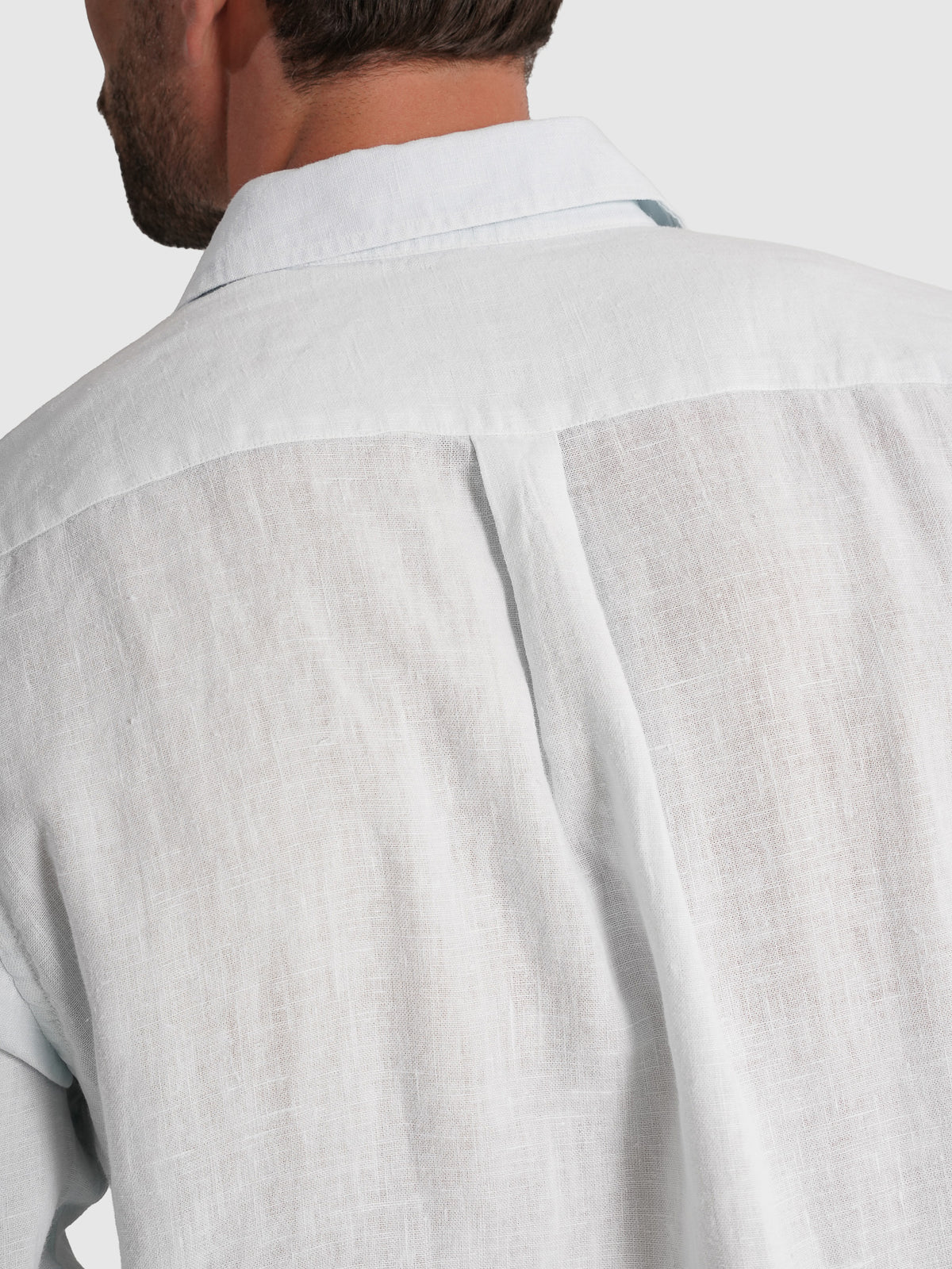 CAMISA LINHO TAILORED FIT AZUL LISA MARK BELLUCCI