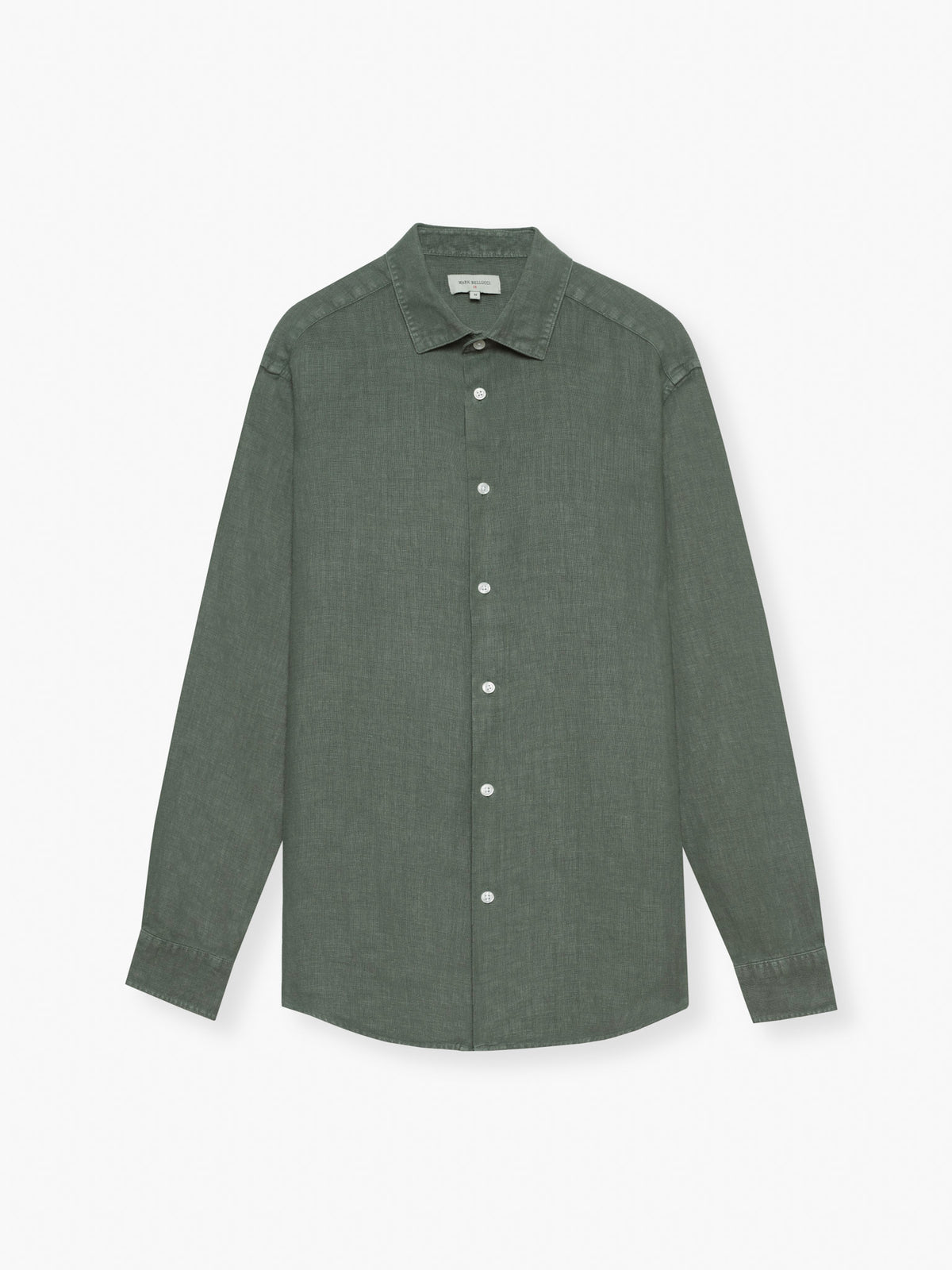 CAMISA LINHO TAILORED FIT VERDE LISA MARK BELLUCCI