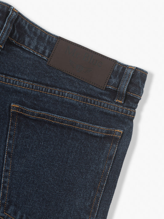 CALÇAS ALGODÃO SLIM FIT AZUIS LISAS MR. BLUE