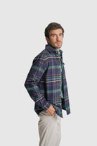 SOBRECAMISA LÃ REGULAR FIT AZUL AO QUADRADO MR. BLUE