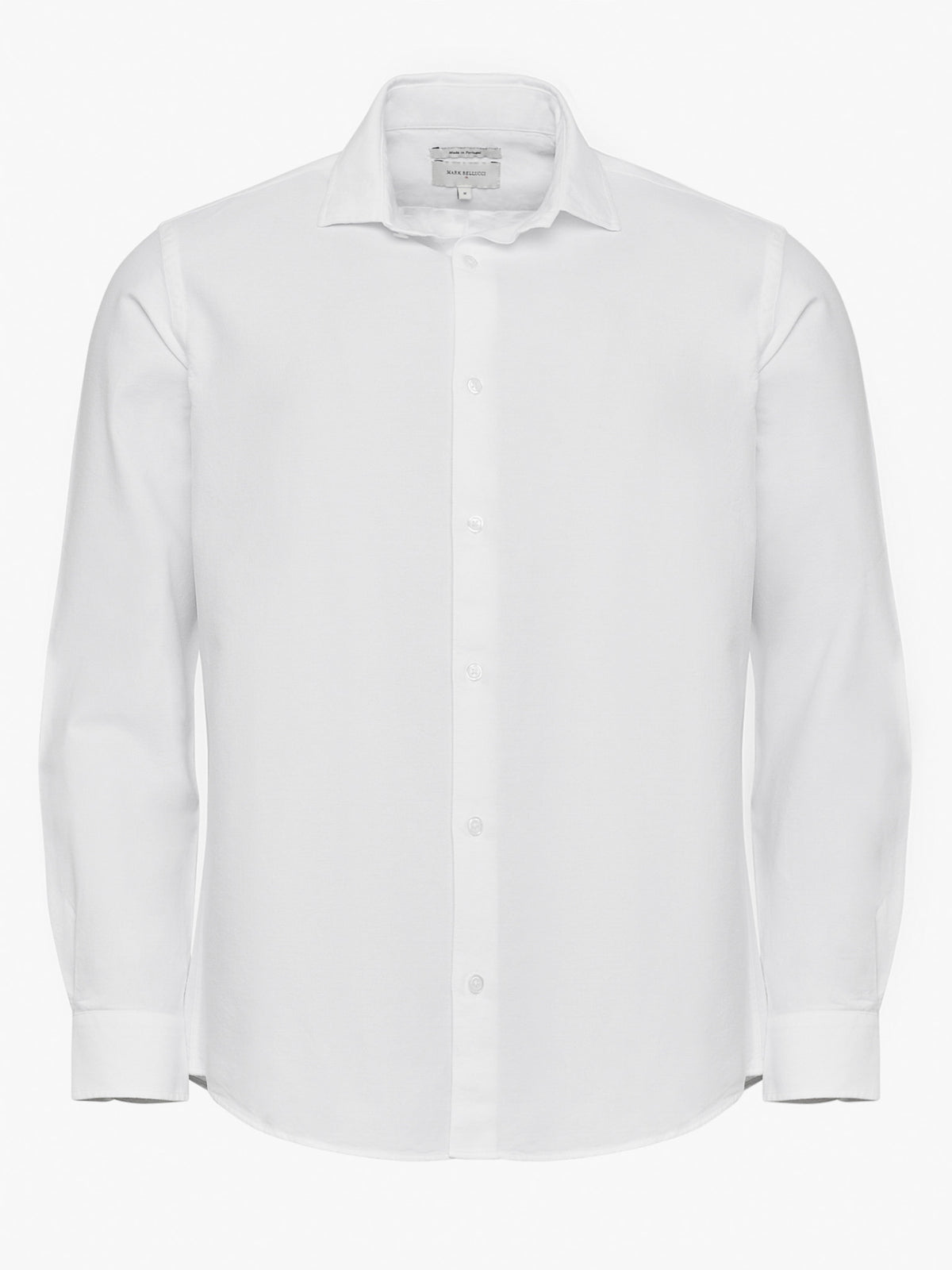 CAMISA PIQUET REGULAR FIT BRANCA LISA MARK BELLUCCI