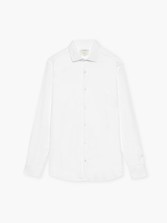 CAMISA PIQUET TAILORED FIT BRANCA LISA MARK BELLUCCI