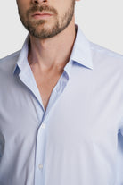 CAMISA POPELINE CLASSIC FIT BRANCA LISA MR. BLUE