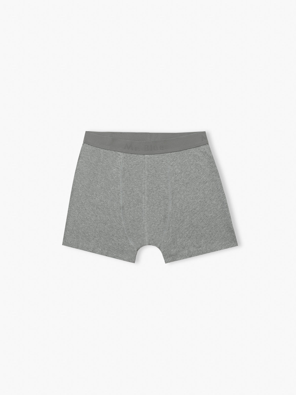 BOXERS ALGODÃO REGULAR FIT CINZENTOS LISOS MR. BLUE