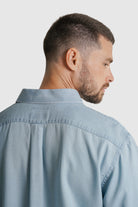 CAMISA GANGA REGULAR FIT AZUL LISA MARK BELLUCCI