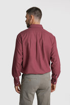 CAMISA PIQUET REGULAR FIT BORDEAUX LISA MARK BELLUCCI