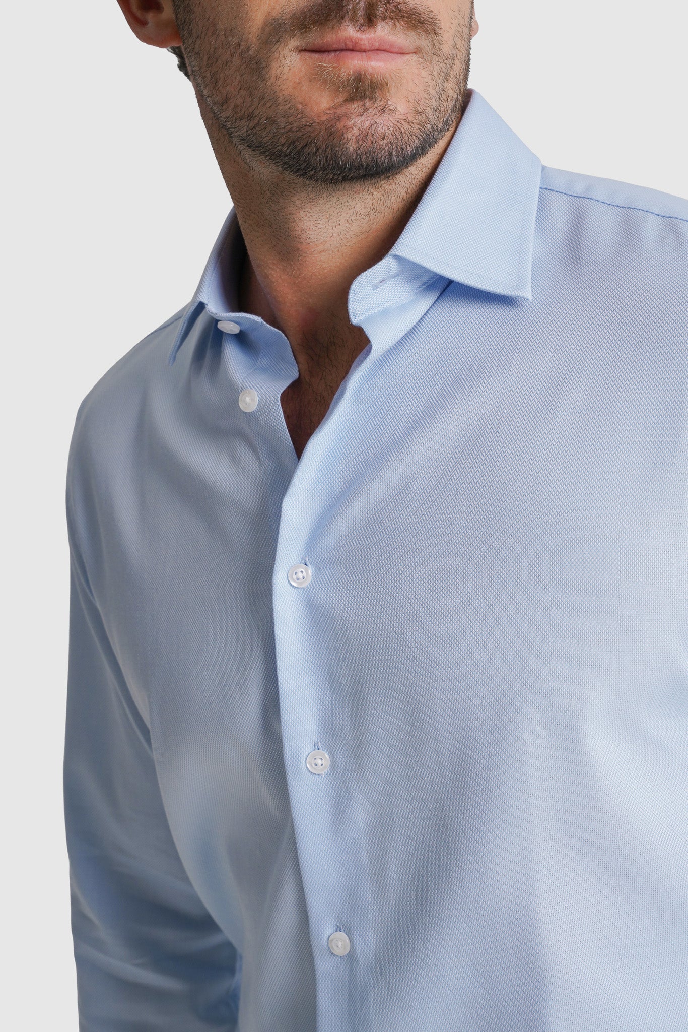 CAMISA OXFORD CLASSIC FIT AZUL LISA MR. BLUE