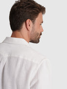 CAMISA LINHO TAILORED FIT BRANCA LISA MARK BELLUCCI