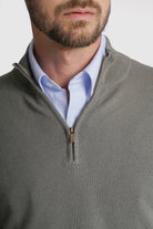 PULLOVER LÃ REGULAR FIT VERDE LISO MR. BLUE