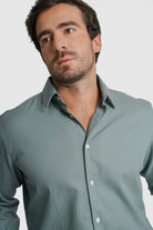CAMISA PIQUET REGULAR FIT VERDE LISA MARK BELLUCCI