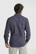 CAMISA BOMBAZINE TAILORED FIT AZUL LISA MR. BLUE