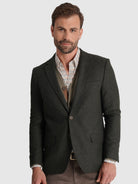 BLAZER LÃ VERDE LISO MR. BLUE